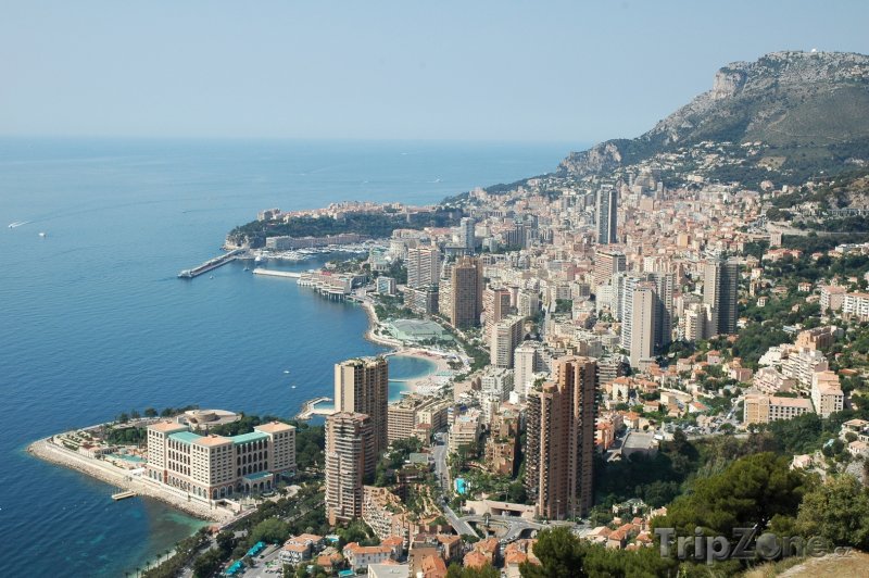 Fotka, Foto Monako, pohled na přístav (Azurové pobřeží, Francie)