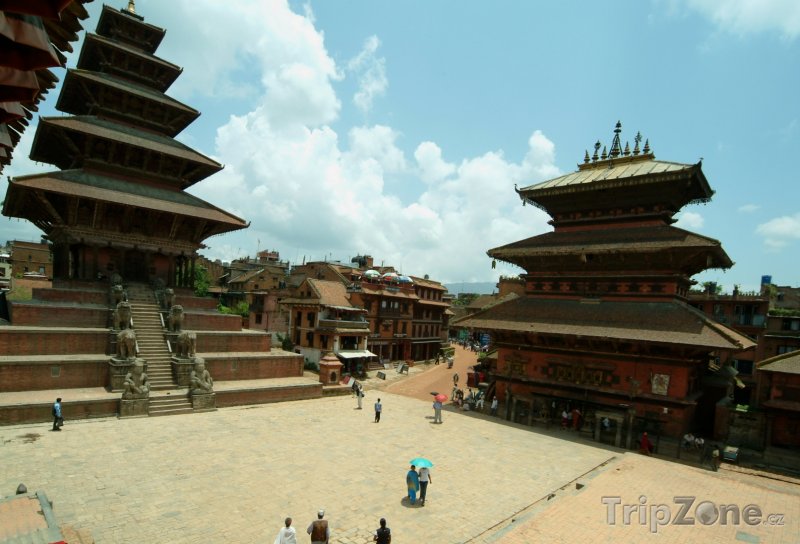 Fotka, Foto Pagody v chrámu Nyatapola (Nepál)