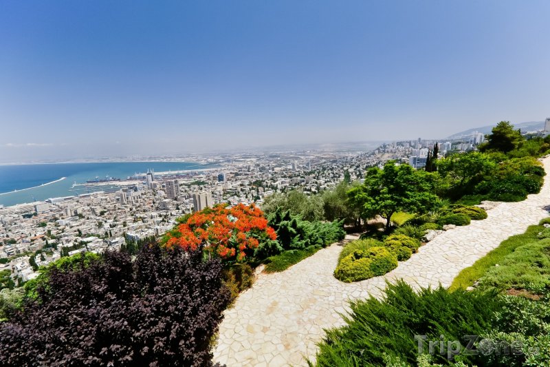 Fotka, Foto Panoramatický pohled na město (Haifa, Izrael)