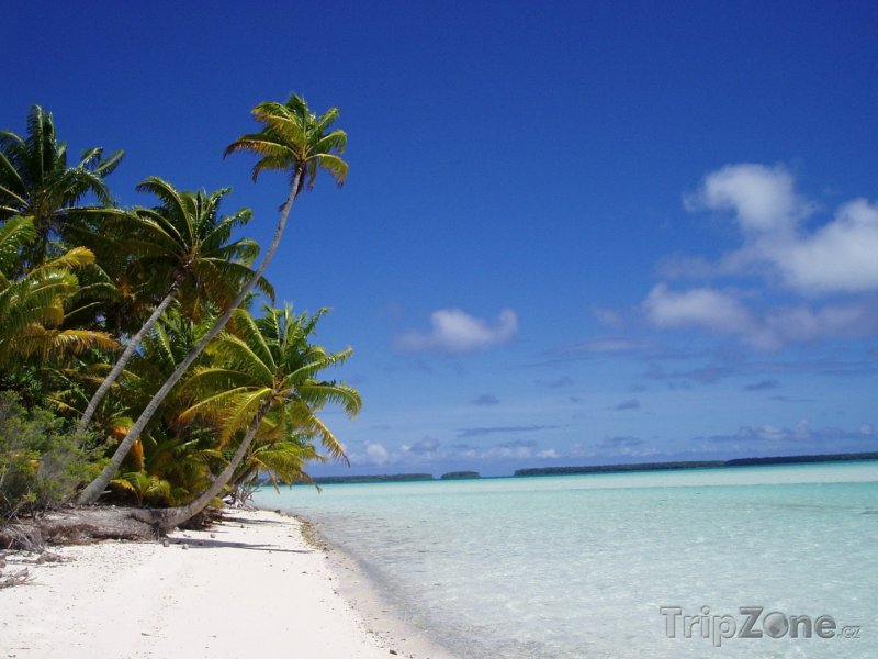 Fotka, Foto Pláž na ostrově Tetiaora (Francouzská Polynésie)