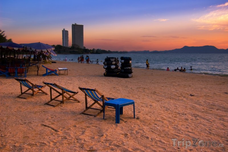 Fotka, Foto Pláž v západu slunce (Pattaya, Thajsko)