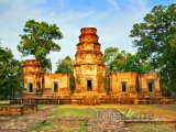 Pohled na chrám Angkor Vat