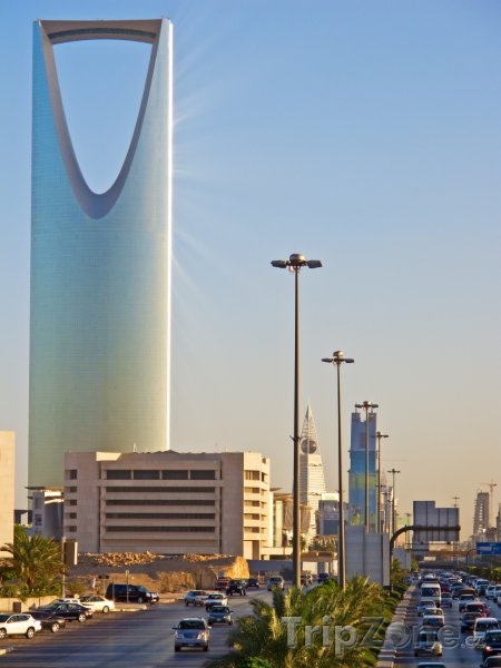 Fotka, Foto Pohled na Kingdom Tower (Saúdská Arábie)