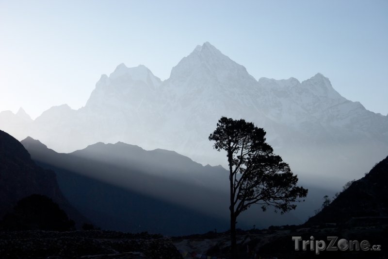 Fotka, Foto Pohled na pohoří Himálaj (Nepál)