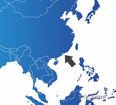 Poloha Hongkongu na mapě Asie