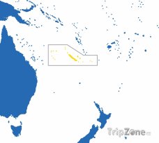 Poloha Nové Kaledonie na mapě Austrálie a Oceánie