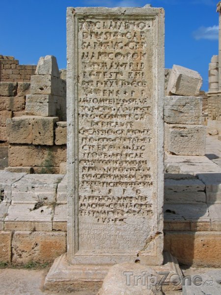 Fotka, Foto Pomník ve starověkém městě Laptis Magna (Libye)