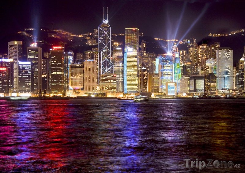 Fotka, Foto Přístav v noci (Hongkong)