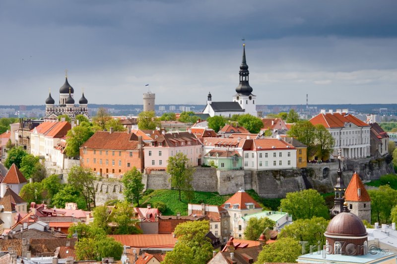 Fotka, Foto Tallinn, pohled na město (Estonsko)