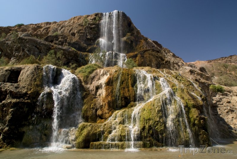 Fotka, Foto Vodopád Ma'in Hot Springs (Jordánsko)
