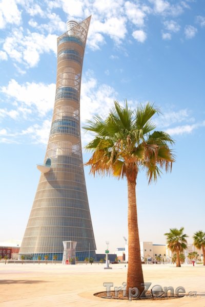 Fotka, Foto Aspire Tower v Dauhá (Katar)