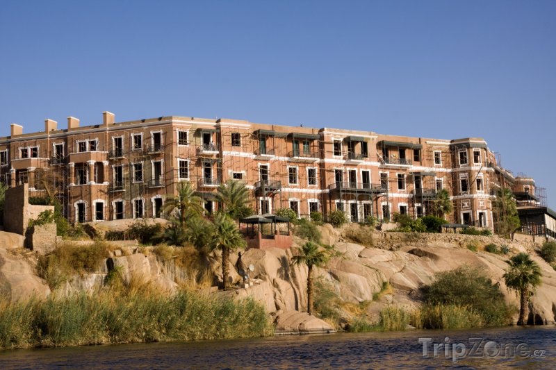 Fotka, Foto Domy na břehu Nilu (Asuán, Egypt)