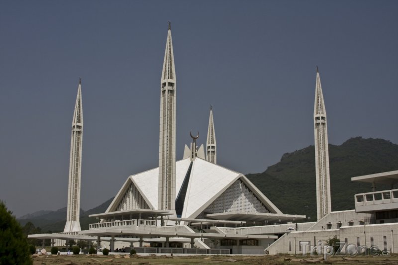 Fotka, Foto Faisalova mešita v Islámábádu (Pákistán)