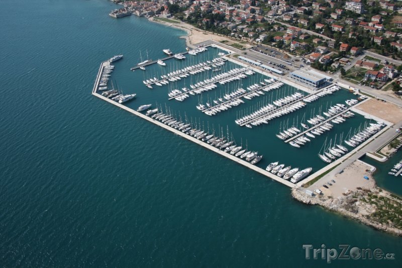 Fotka, Foto Jachty v přístavu (Split, Chorvatsko)