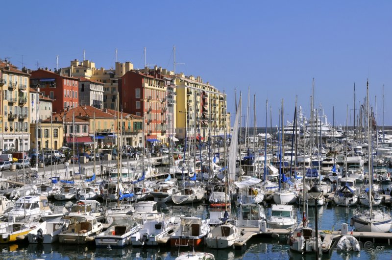 Fotka, Foto Jachty v přístavu (Nice, Francie)