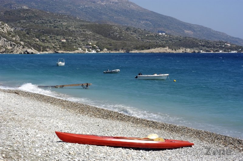 Fotka, Foto Kajak na pláži (Samos, Řecko)