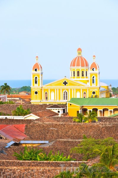 Fotka, Foto Katedrála ve městě Granada (Nikaragua)