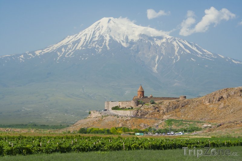 Fotka, Foto Klášter Khor Virap a hora Ararat (Arménie)