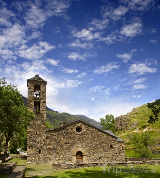 Fotka, Foto Kostel Sant Martí de la Cortinada (Andorra)
