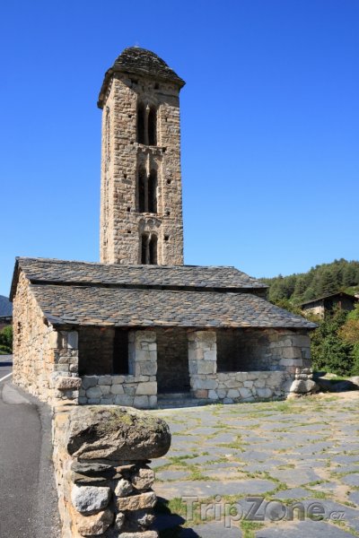 Fotka, Foto Kostel Sant Miquel d' Engolasters (Andorra)