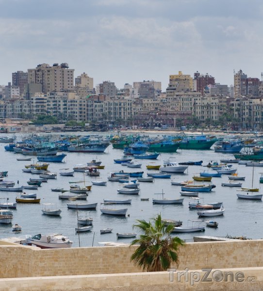 Fotka, Foto Lodě v přístavu (Alexandrie, Egypt)