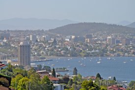 Město Hobart panorama