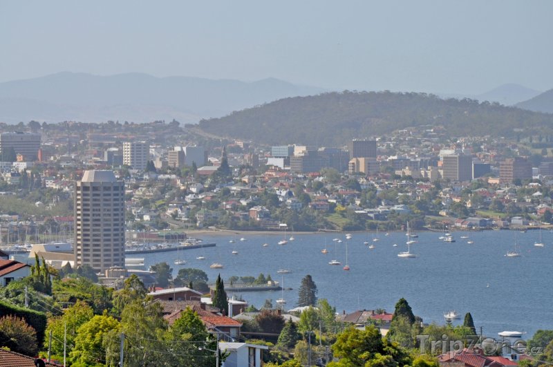 Fotka, Foto Město Hobart panorama (Austrálie)