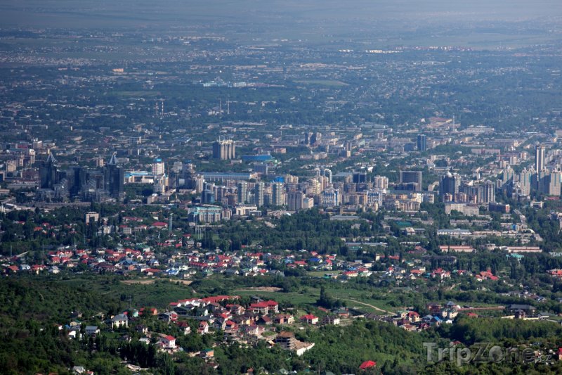 Fotka, Foto Panorama města Almaty (Kazachstán)