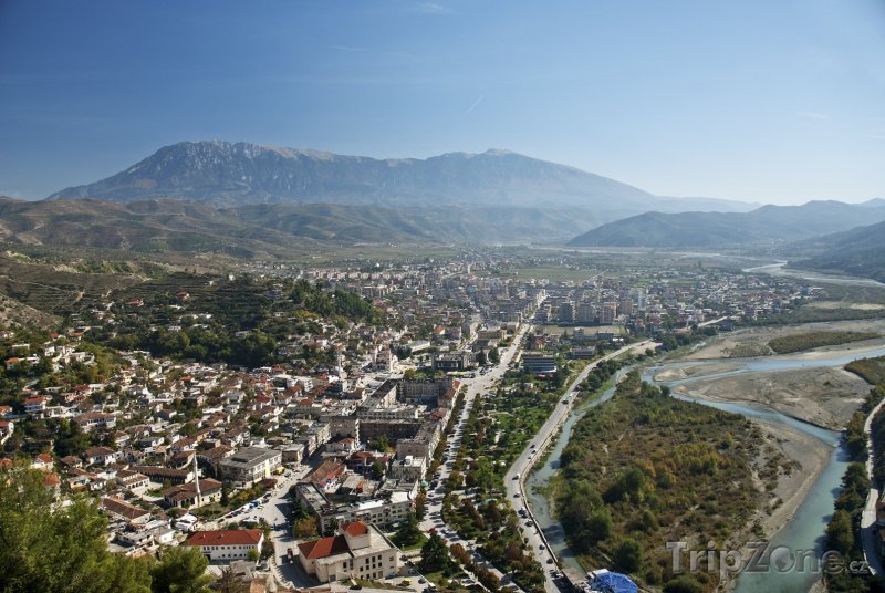 Fotka, Foto Panoráma města Berat (Albánie)