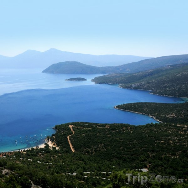 Fotka, Foto Panorama ostrova Samos (Samos, Řecko)