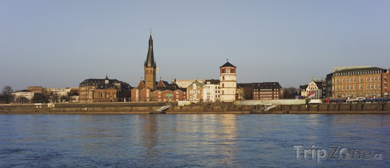 Fotka, Foto Pohled na historickou část města (Düsseldorf, Německo)
