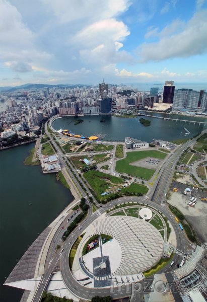 Fotka, Foto Pohled na město z mrakodrapu (Macao)