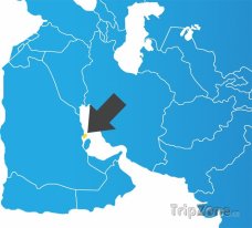 Poloha Bahrajnu na mapě Asie