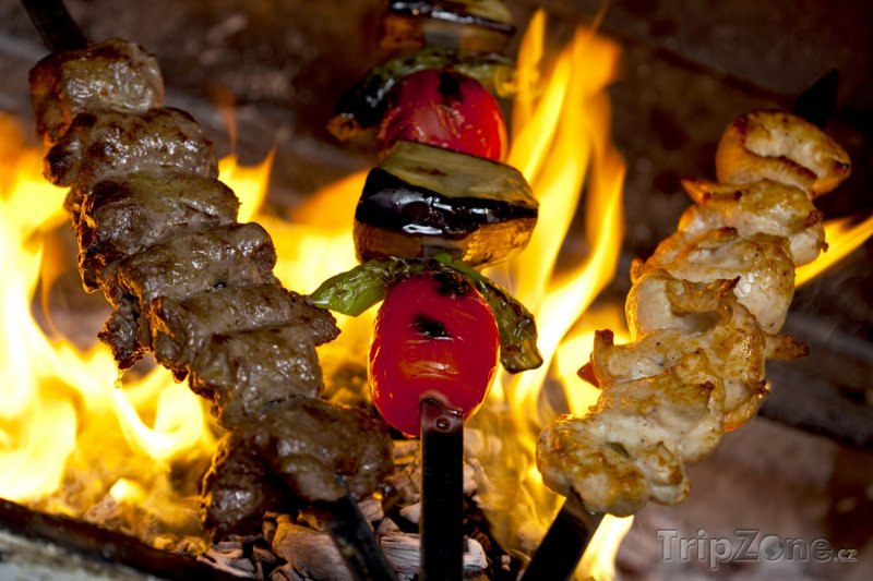 Fotka, Foto Šašlik, oblíbené špízy na grilu (Ázerbájdžán)