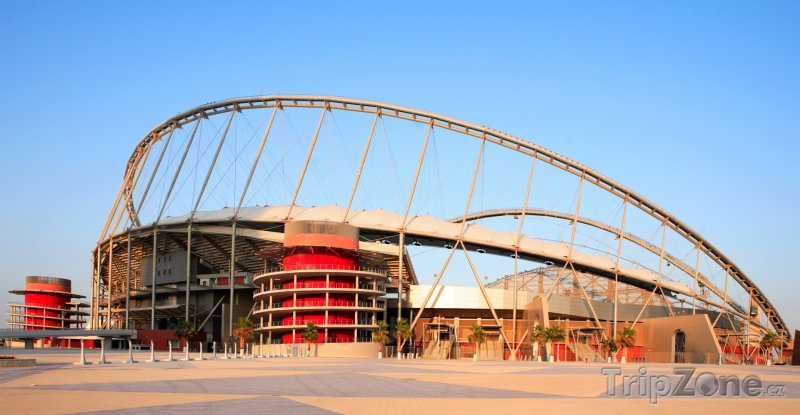 Fotka, Foto Stadion Khalifa v Dauhá (Katar)