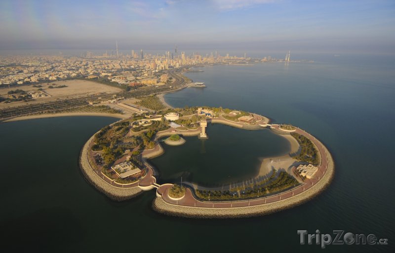 Fotka, Foto Uměle vytvořený ostrov (Kuvajt)