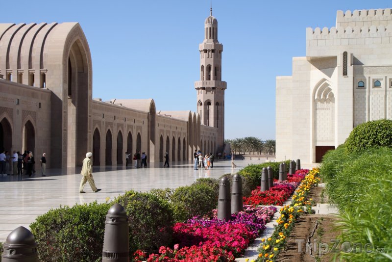 Fotka, Foto Vnitřek mešity sultána Kábuse (Omán)