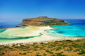 Zátoka Balos na Krétě