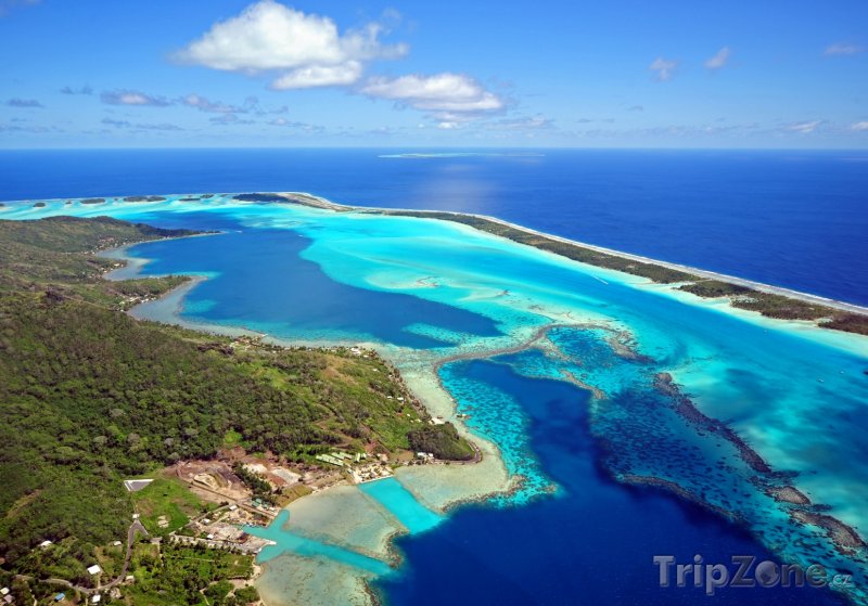 Fotka, Foto Bora Bora panorama (Francouzská Polynésie)