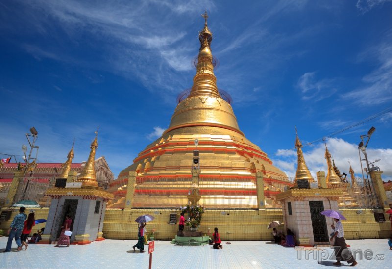 Fotka, Foto Botatungova pagoda v Rangúnu (Barma)