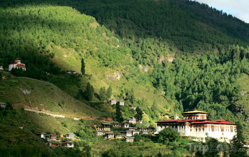 Fotka, Foto Buddhistický klášter Rinpung Dzong (Bhútán)