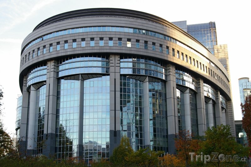 Fotka, Foto Budova Evropského Parlamentu (Brusel, Belgie)