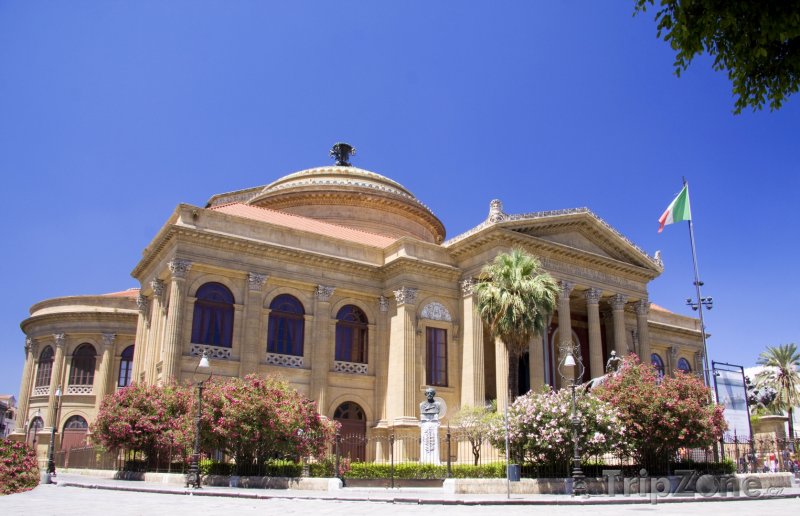 Fotka, Foto Divadlo Teatro Massimo v Palermu (Itálie)