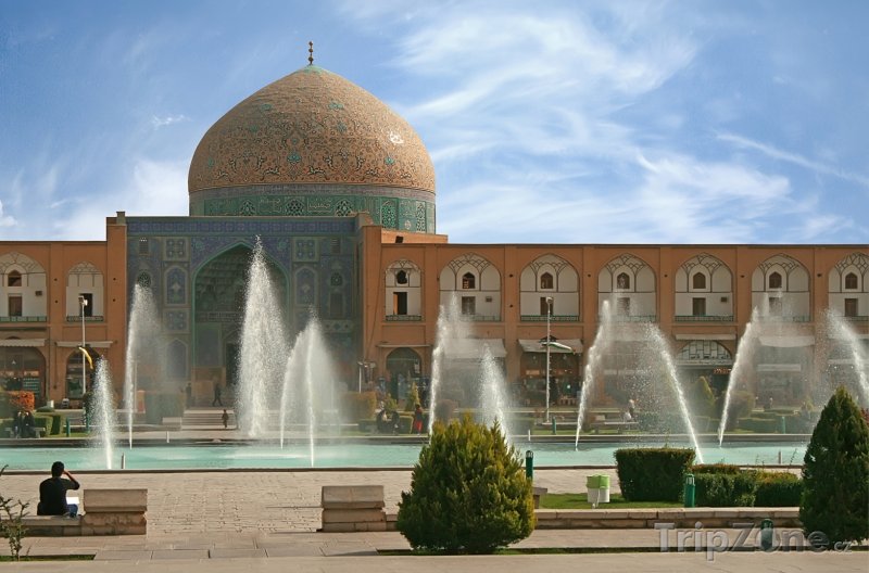 Fotka, Foto Isfahán, náměstí Nakš-e džahán (Írán)