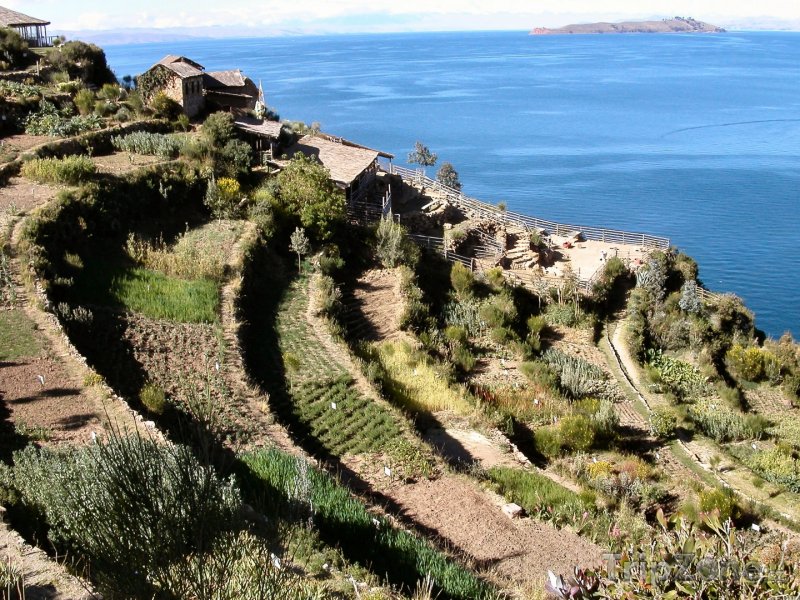 Fotka, Foto Isla del Sol u jezera Titicaca (Bolívie)