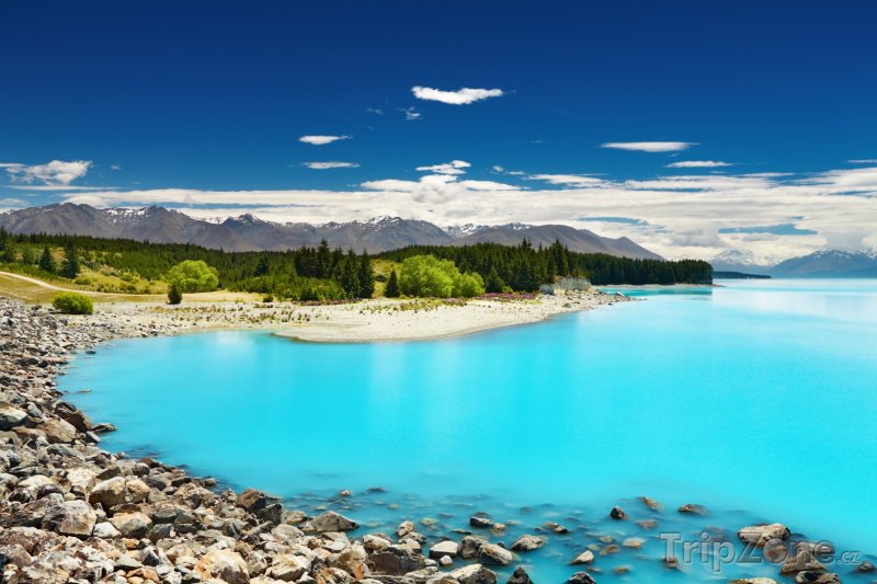 Fotka, Foto Jezero Pukaki (Nový Zéland)