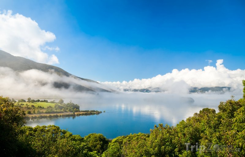 Fotka, Foto Jezero Rotoaira (Nový Zéland)