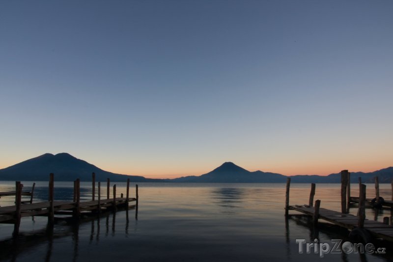 Fotka, Foto Kalderové jezero Atitlán (Guatemala)
