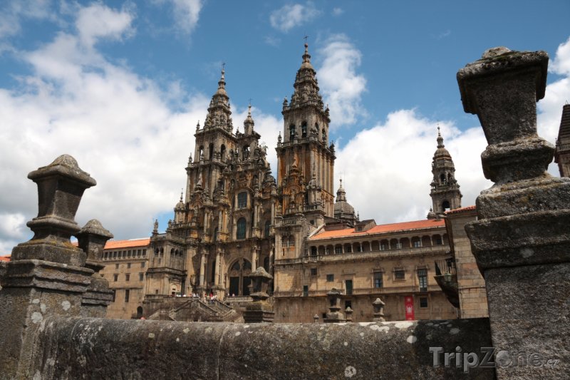 Fotka, Foto Katedrála ve městě Santiago de Compostela (Španělsko)