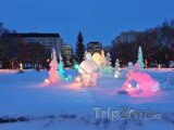 Ledové sochy v Edmontonu